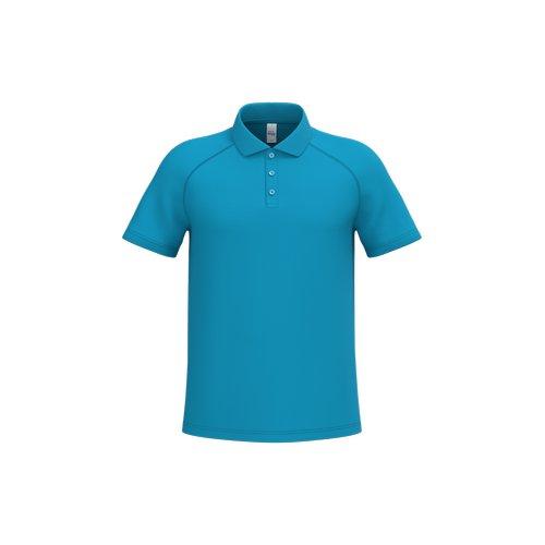 Men's basic polyester polo shirt