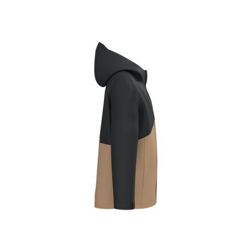 Unisex bi-tone 3 in 1 waterproof hooded parka