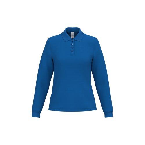 Ladies' pique LSL polo shirt