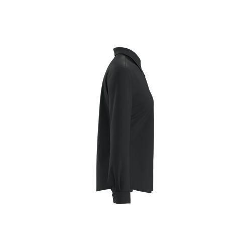 Ladies' poplin easy care polycotton shirt