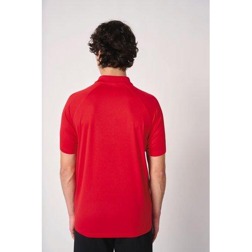Men's basic polyester polo shirt