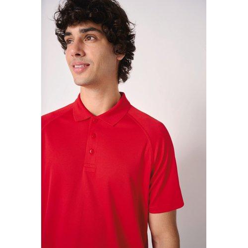 Men's basic polyester polo shirt