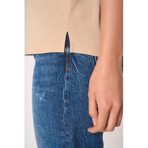 Ladies' pique polo shirt