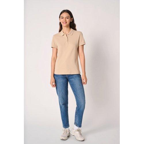 Ladies' pique polo shirt