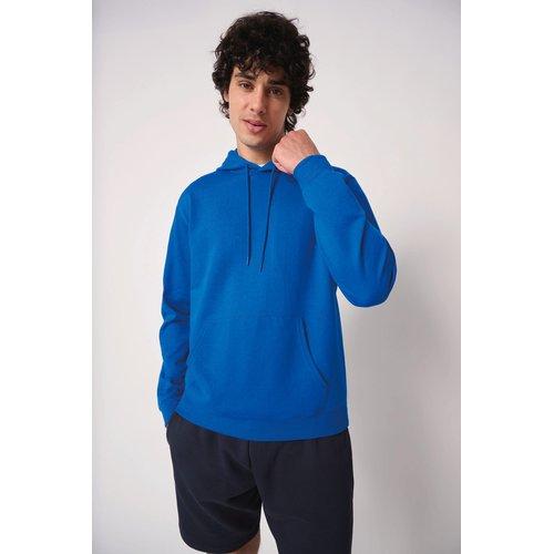 Unisex basic hoodie tubular sweatshirt