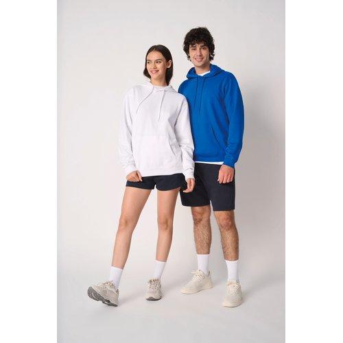 Unisex basic hoodie tubular sweatshirt