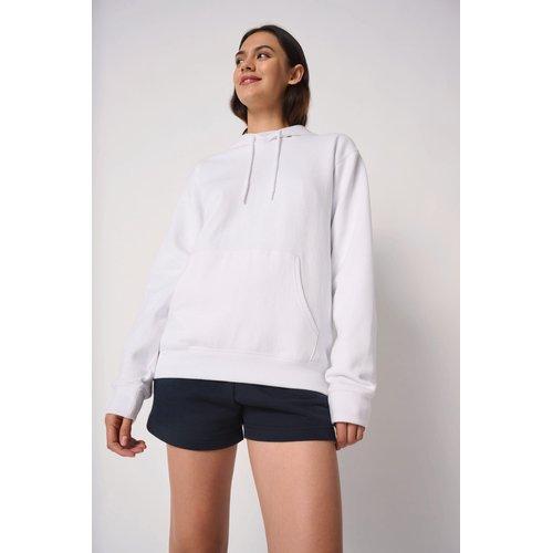 Unisex basic hoodie tubular sweatshirt
