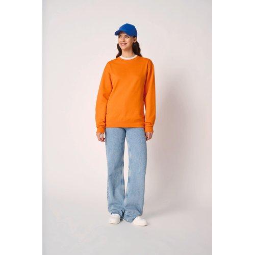 Unisex basic round neck tubular sweatshirt