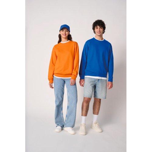 Unisex basic round neck tubular sweatshirt