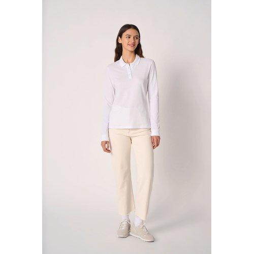 Ladies' pique LSL polo shirt