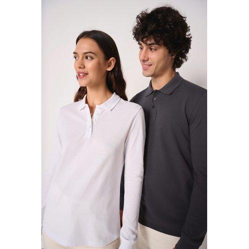 Ladies' pique LSL polo shirt