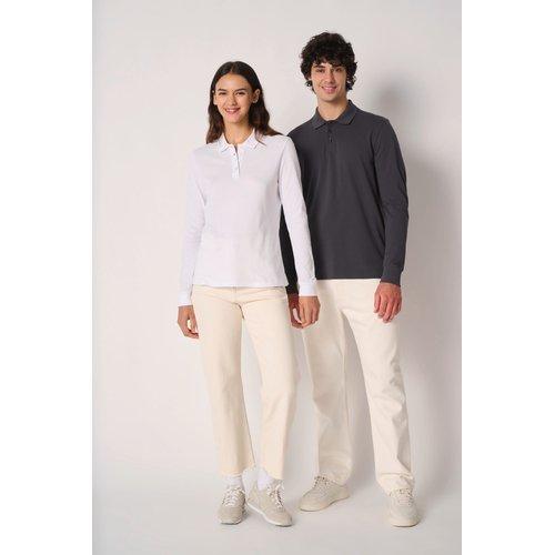 Ladies' pique LSL polo shirt