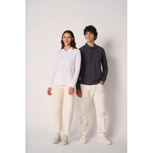 Ladies' pique LSL polo shirt