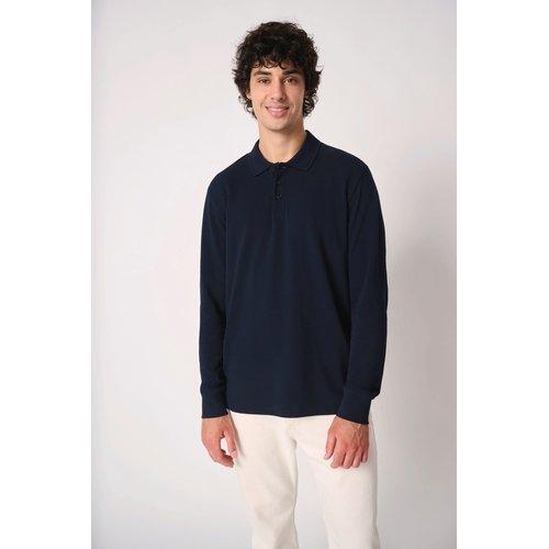 Polo piqué LSL homme