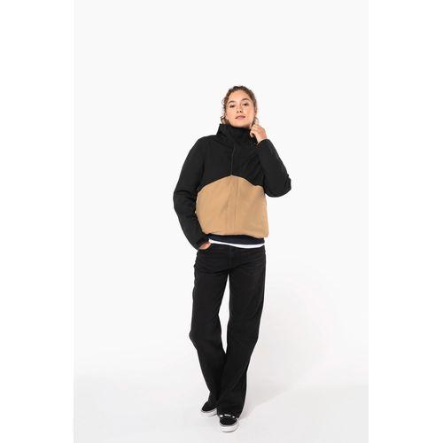 Unisex bi-tone 3 in 1 waterproof hooded parka