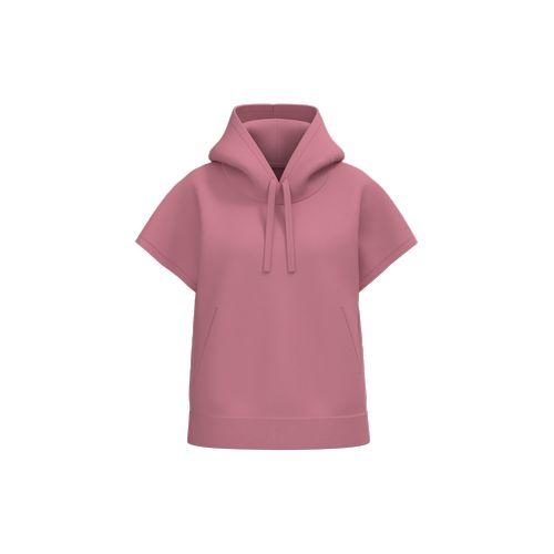 Eco-friendly ladies' French Terry sleevless hooded oversize sweatshirt
