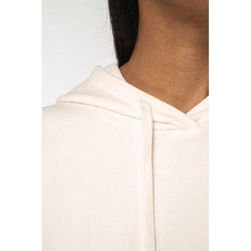 Eco-friendly ladies' French Terry sleevless hooded oversize sweatshirt