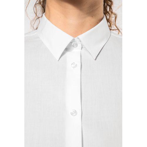 Ladies' poplin easy care polycotton shirt
