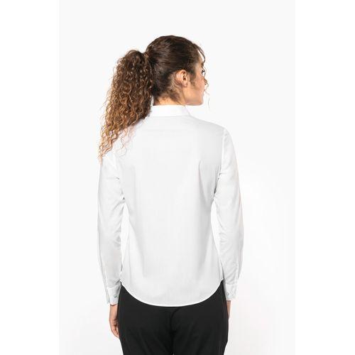 Ladies' poplin easy care polycotton shirt