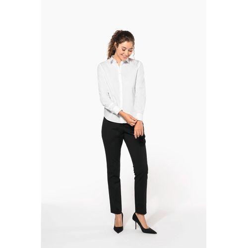 Ladies' poplin easy care polycotton shirt