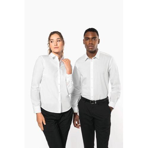 Ladies' poplin easy care polycotton shirt