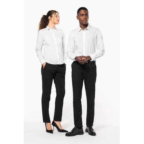 Ladies' poplin easy care polycotton shirt