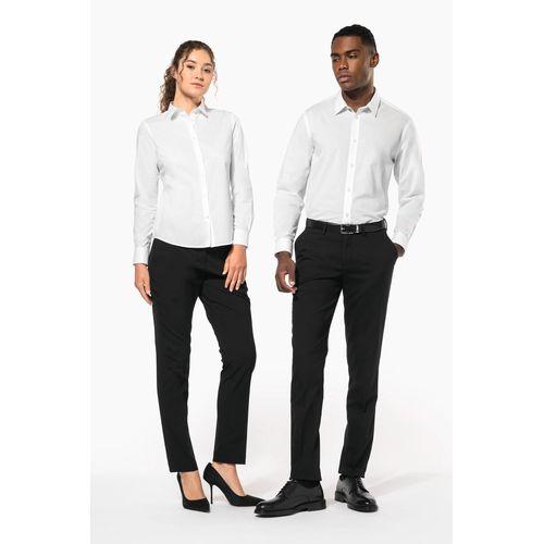 Ladies' poplin easy care polycotton shirt