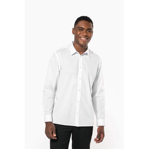 Men’s poplin easy care polycotton shirt