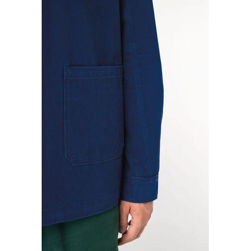 Eco-friendly men's washed effect work jacket