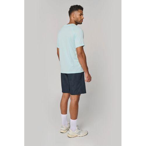 Men's recycled round neck sports T-shirt