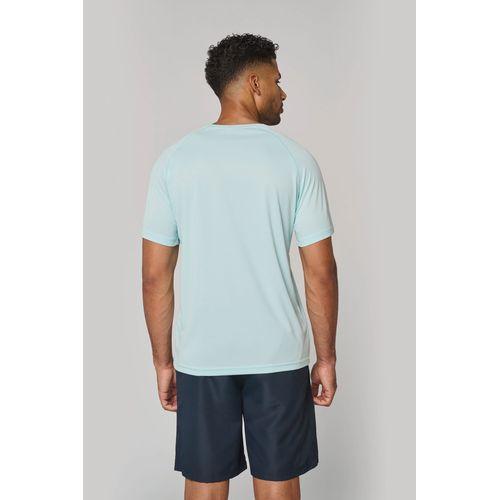Men's recycled round neck sports T-shirt