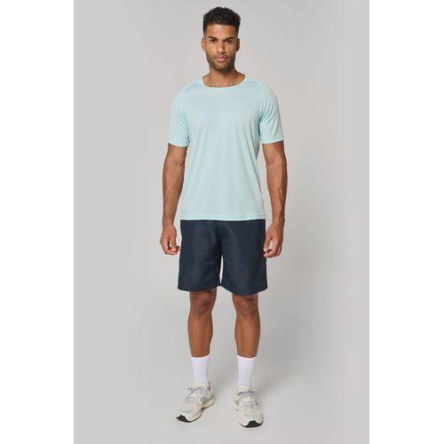 Men's recycled round neck sports T-shirt