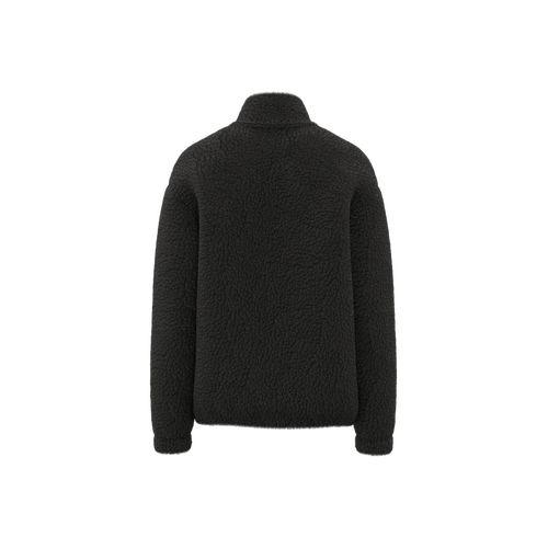Unisex sherpa dropped shoulders full zip sweatshirt