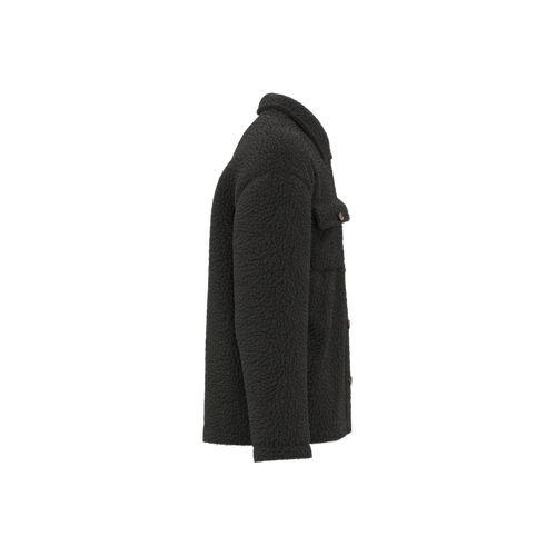 Unisex sherpa dropped shoulders overshirt