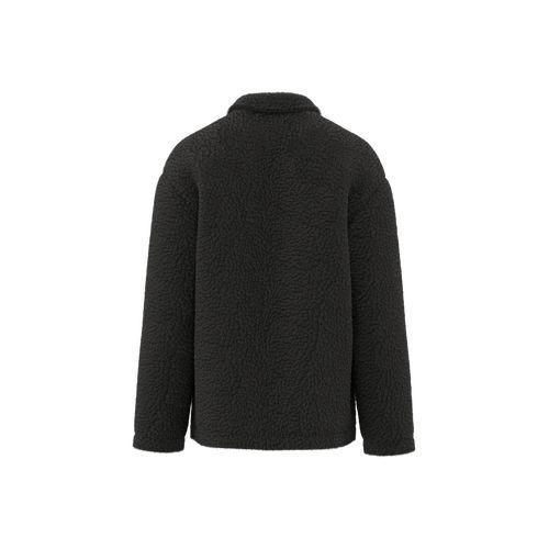 Unisex sherpa dropped shoulders overshirt