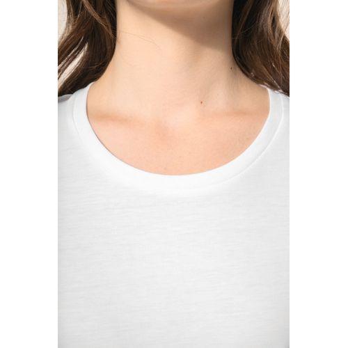 T-shirt Supima® col rond manches courtes femme