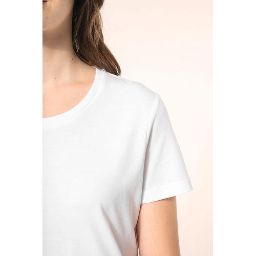 T-shirt Supima® col rond manches courtes femme