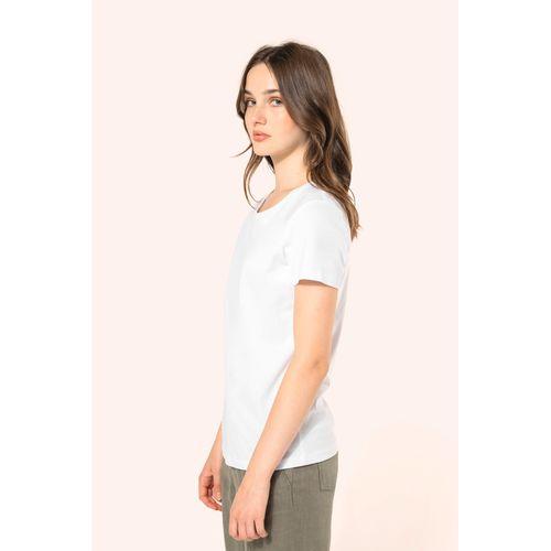 T-shirt Supima® col rond manches courtes femme