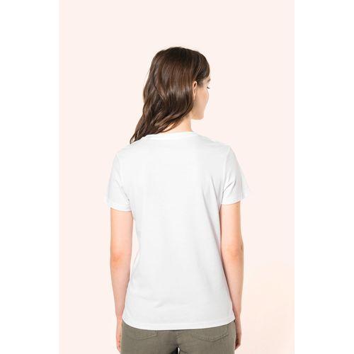 T-shirt Supima® col rond manches courtes femme