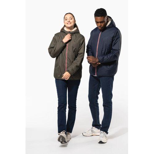 Unisex sherpa-lined jacket