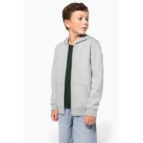 Kids' recycled full zip hoodie