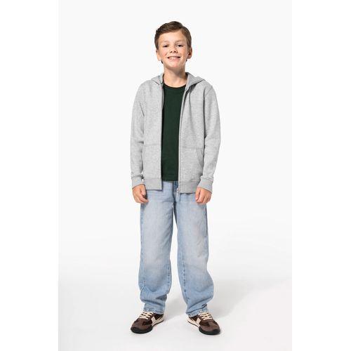 Kids' recycled full zip hoodie