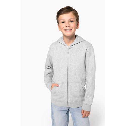 Kids' recycled full zip hoodie