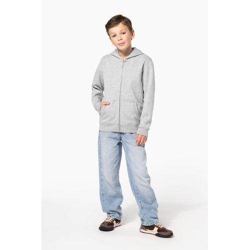 Kids' recycled full zip hoodie