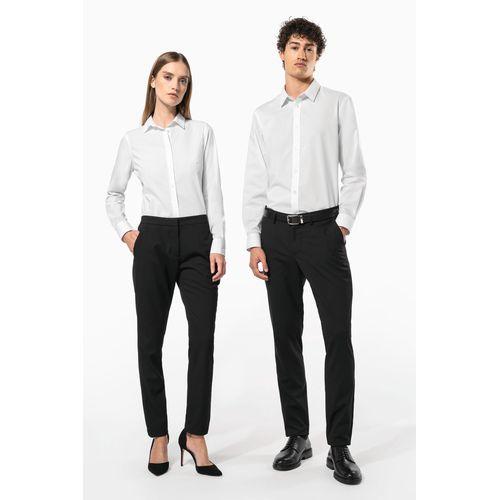 Ladies' poplin easy care polycotton shirt