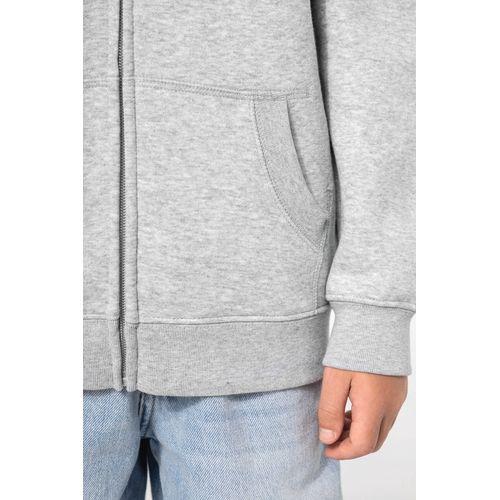 Kids' recycled full zip hoodie