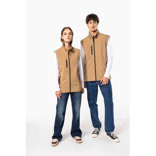 Veste Softshell 3 couches à capuche avec manches amovibles unisexe