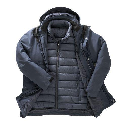 3-in-1 recycled Ripstop down jacket
