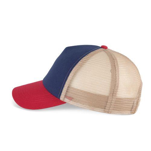 Casquette trucker 5 panneaux en coton canvas - K-up Gold Label