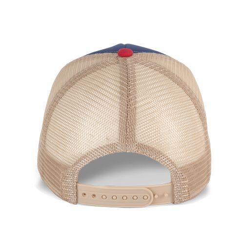 Casquette trucker 5 panneaux en coton canvas - K-up Gold Label